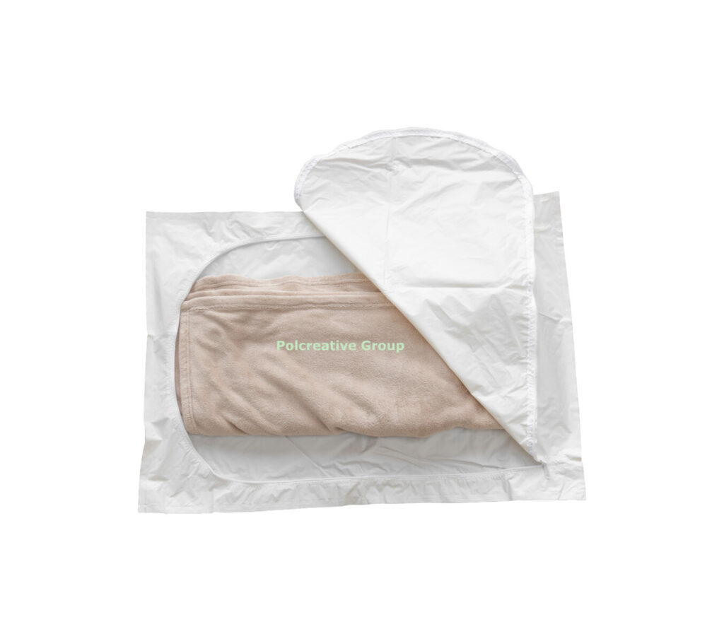 small body bag for pets or body parts u-shapezip white